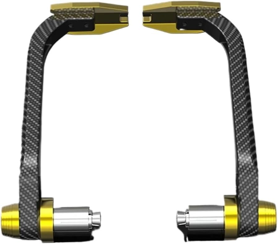 Motorbike Hand Guards Pair Aluminum Motorbike Handguard Motorcycle Falling Protection Unviersal Motocross Hand Guard Motorcycle Handlebar Handguard(Blue)