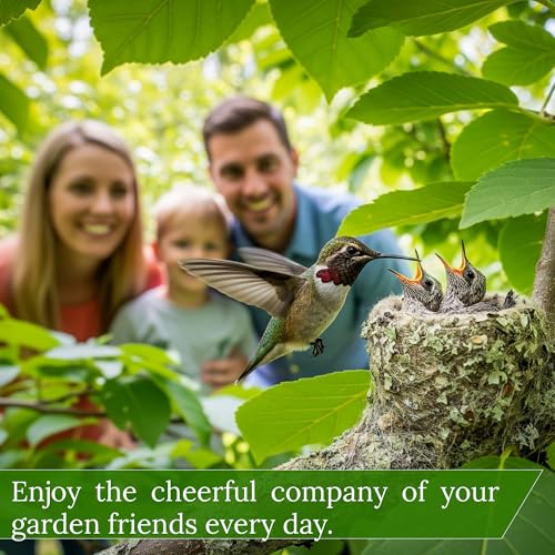 Image of Hummingbird Nesters Bird Nesting Material Holder for Wild Birds Humming Bird House Materials Gifts for Bird Watching Nature Lovers Refillable Outdoor (Bird-Safe Natural Fiber Mix)