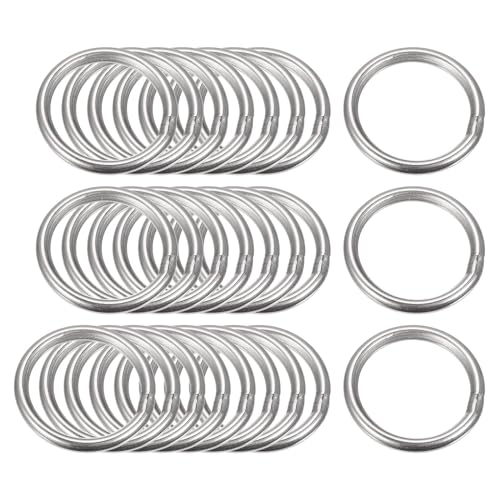 myoseya 25pcs O�����O �p�b�L�� O�o�b�N�� ����3mm �O�a30mm ���a24mm 304�X�e�����X �n�� �|�������O �~�`�����O ���胊���O O�����O �p�b�L�� �A�N�Z�T���[ �V���o�[