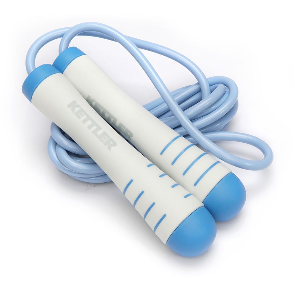 KettlerWeighted Jump Rope (powder blue, pearl white) - 07361-570 (German Brand)