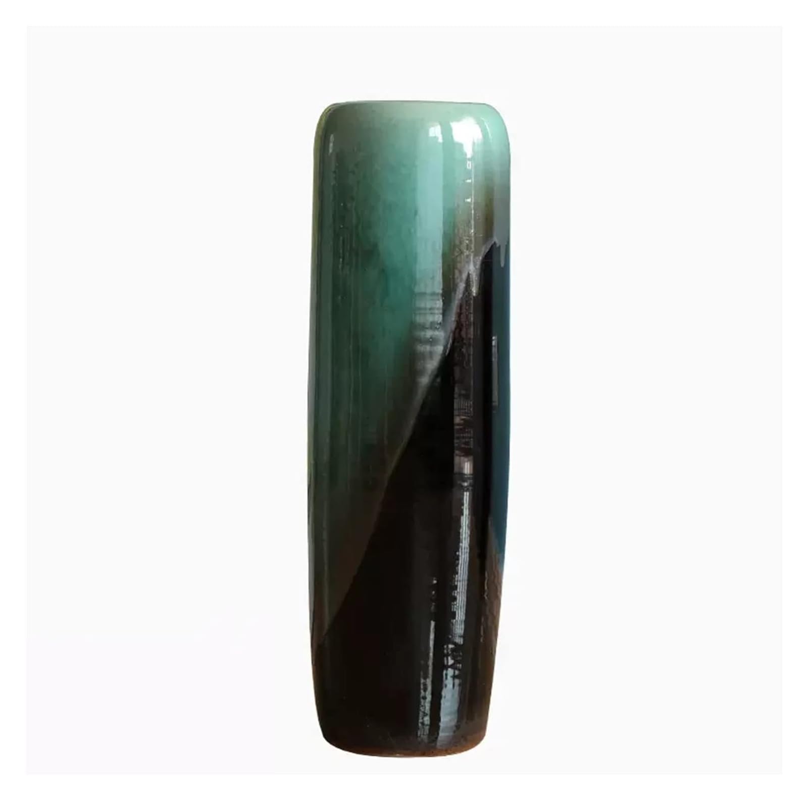 SnamicE Vase Tabletop Flower Vase Ceramic Vase Ornament Dried Flower Arrangement Vase Living Room Corridor Floor Vase Green Ornament Vases,One Color-002