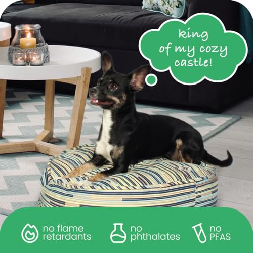 Molly Mutt CD44R Petite Dog Duvet Cover - Round - I Don'T Like Mondays Print - Measures 20’’X20’’X4’’ - 100% Cotton - Durable - Breathable - Sustainable - Machine Washable Dog Bed Cover thumb #5