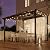 MEISSALIVVE 10' x 10' Wall Mounted Lean to Metal Gazebo with Sloped Roof - Black