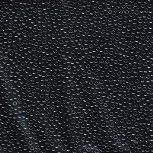 Miyuki 11/0 Seed Beads Black Opaque Japanese Glass Round Rocailles 2mm Beads for Jewelry Making & Crafts 24 g Approx. 2640 Beads