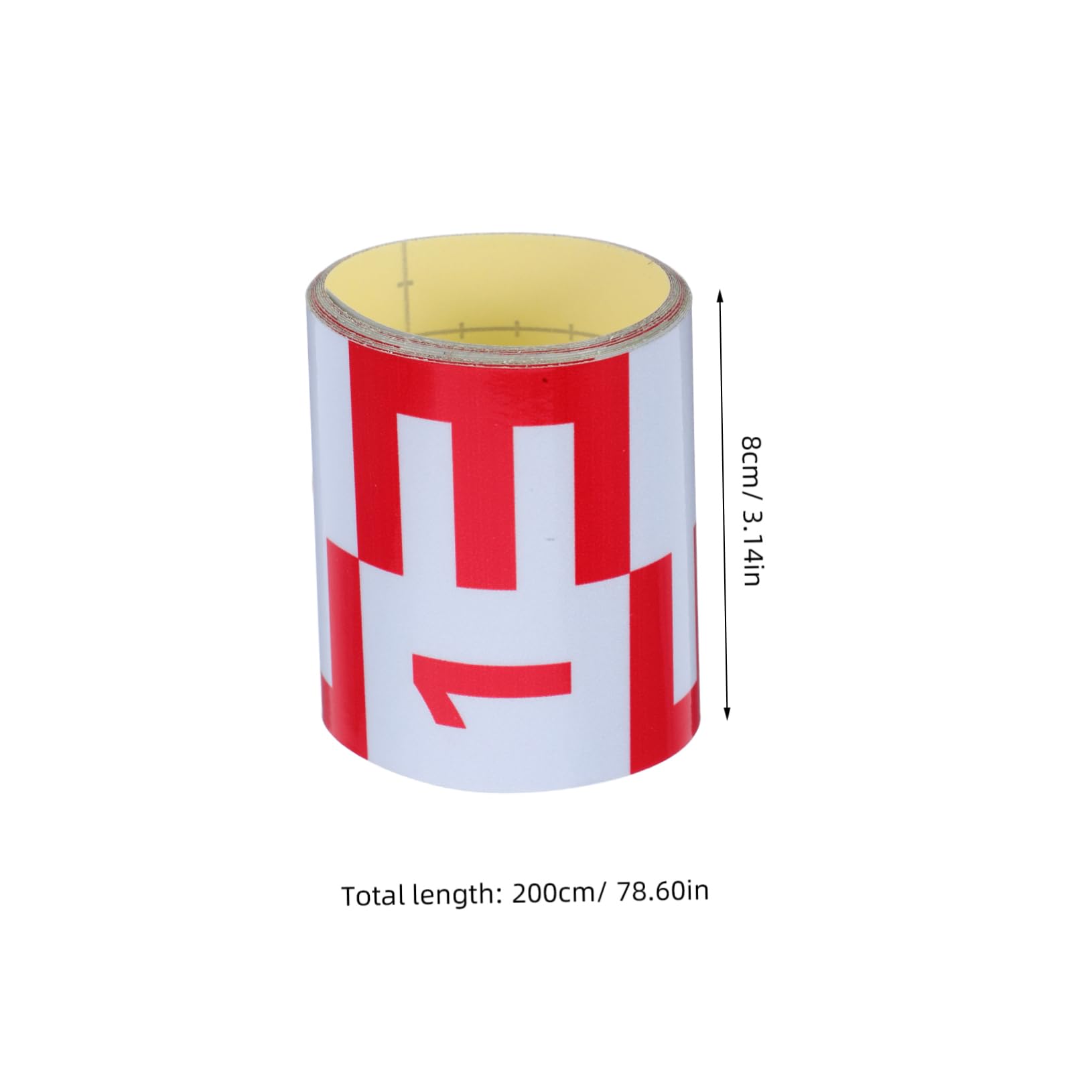 SOLUSTRE Multifunctional Water Level Gauge Reflective Measuring Sticker Accurate Scale for Reservoirs Signs Bridge