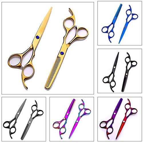 Ciseaux de coiffure professionnels couleur violet en acier pour coupe précise