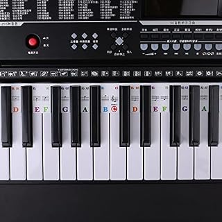 Wisyurt Autocollant pour piano – Ailes/piano E 88 touches – Notation de barre – Pour les débutants - Les Beatles, Paul McCartney, John Lennon, RIngo Starr, George Harrison Wisyurt Autocollant pour piano - Ailes/piano E 88 touches - Notation de barre - Pour les débutants – Image 4
