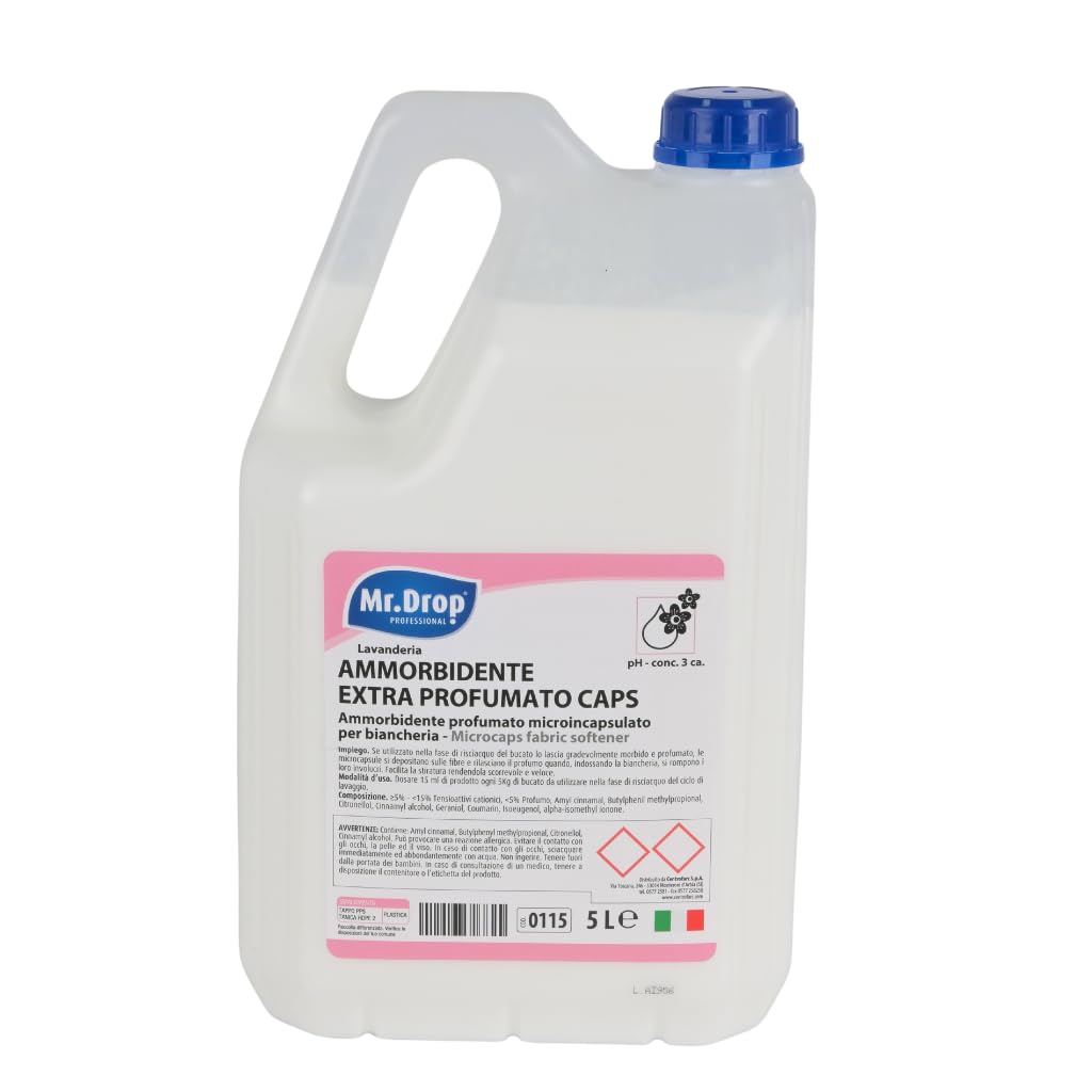 Mr.Drop® AMMORBIDENTE EXTRA PROFUMATO CAPS MICROINCAPSULATO - 1 TANICA DA 5LT