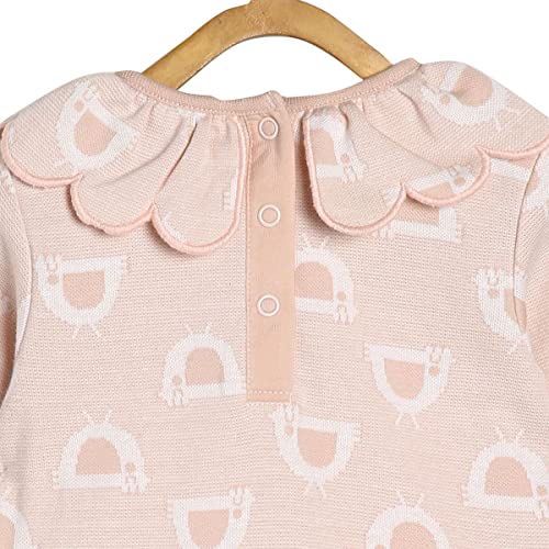 Image of miniklub Rose Print Organic Cotton Blouson Top