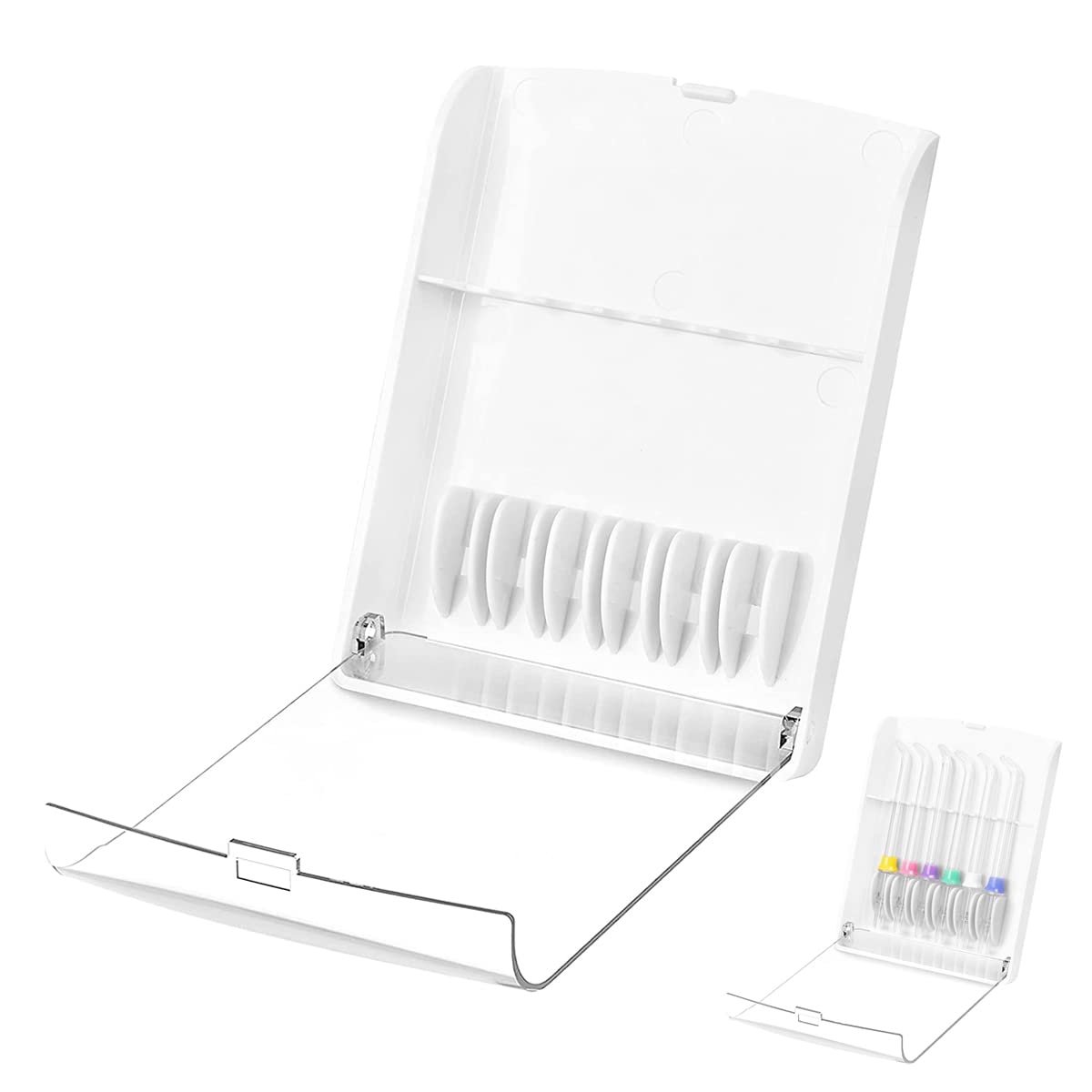 HANNEA® Storage Case for Waterpik Replacement Tips, Other Oral Irrigators, Convenient, Hygienic and Sturdy Storage Case, (No Tips Included)