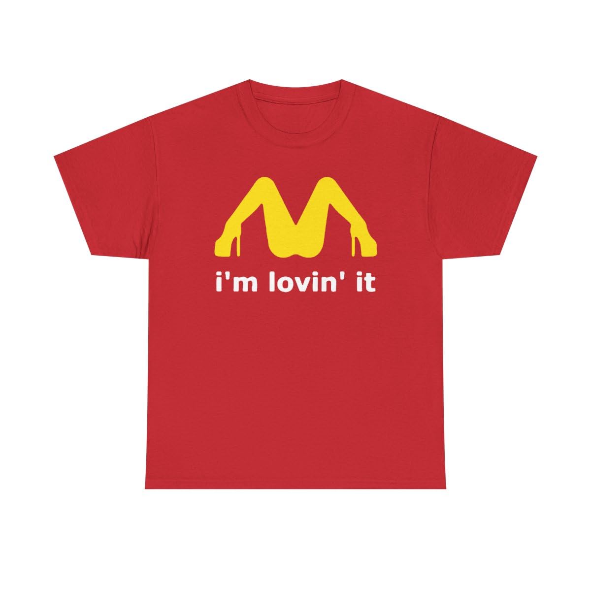I'm Lovin it McDonalds Legs tee T-Shirt Funny Cotton Tee Vintage Gift for  Men Women Multi : Clothing, Shoes \u0026 Jewelry - Amazon.com