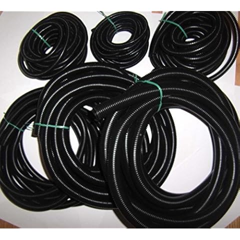 KCHEX 1/8"1/4"3/8"1/2"5/8"3/4"1" Split Wire Loom Conduit Polyethylene Tubing 35 Ft New Cover