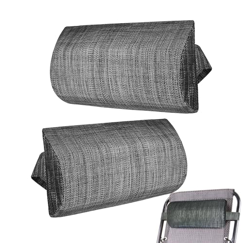 Cuscino Poggiatesta Imbottito Per Sdraio, Cuscino Sdraio Da Giardino Comodo, Cuscino Imbottito Di Ricambio Per Poltrona Sedia Sdraio Con Cinghias Elastica Per Picnic, Spiaggia, Giardino, 1/2 Pezzi