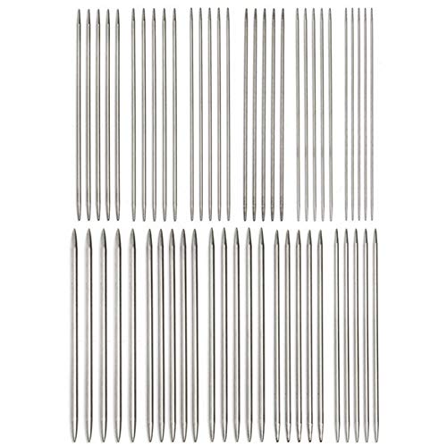 CHXIHome 55Pcs 20cm Knitting Needle Set, Stainless Steel Double Pointed Knitting Needles Set, Knitting Needles Kit Set, Sweater Knitting Needles Kit CHXIHome 55Pcs 20cm Knitting Needle Set, Stainless Steel Double Pointed Knitting Needles Set, Knitting Needles Kit Set, Sweater Knitting Needles Kit