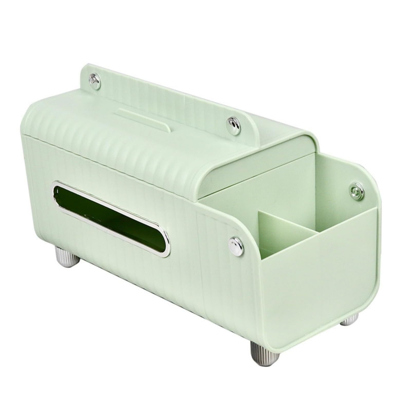Tissue Dispenser Box Desktop Tissue Box Practical Holder With Additional Storage Container Apartment Must Haves