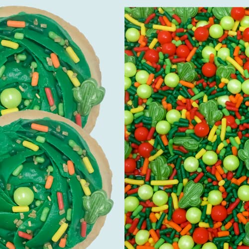 Fiesta Edible Cactus Pearl Confetti Candy...