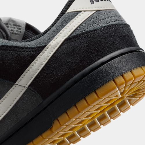 Dunk Low Mens Lifestyle Shoes (Black/Grey/Gum) (HQ1931-001, Black/Brown/Grey) Size 143