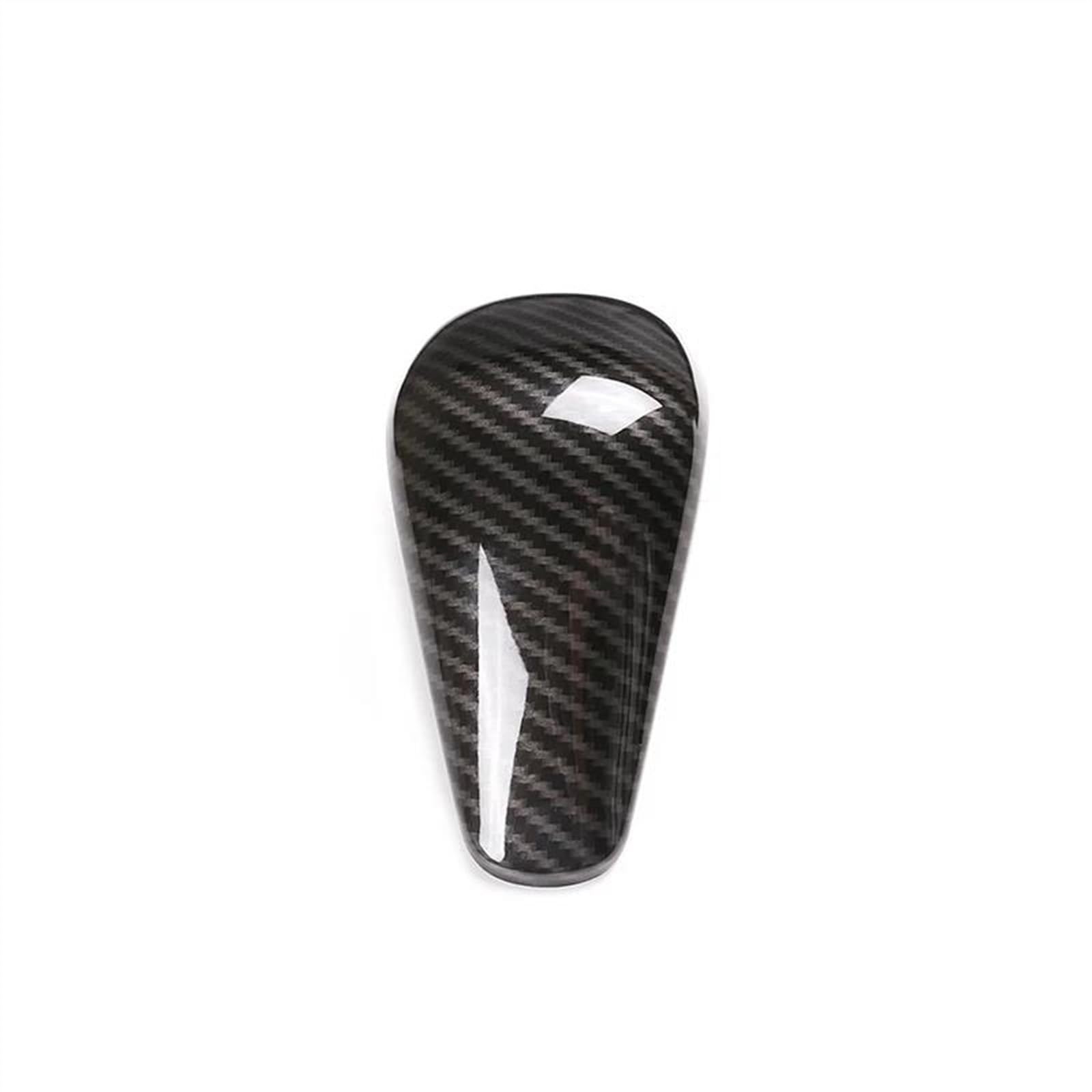 Piwine Carbon Fiber Car Automatic Speed Gear Shift Knob Head Cover Cap Sticker Trim For Audi A6 C7 2016 2017 2018