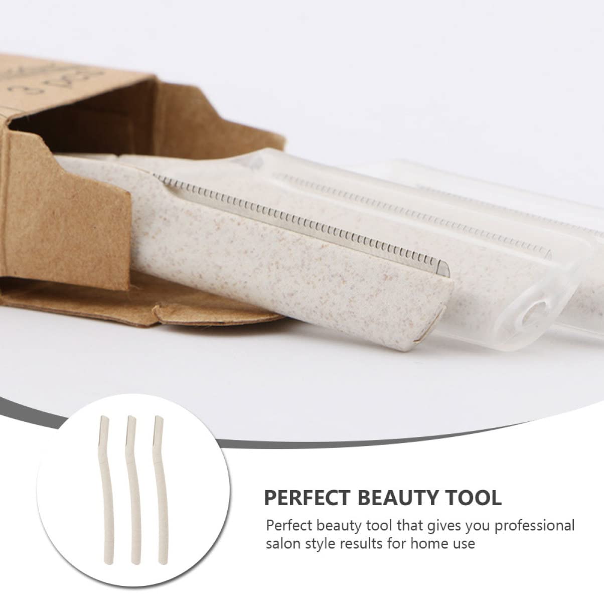 SHERCHPRY 3 Set Set Di Rifinitore Per Sopracciglia Rasoio Per Sopracciglia Modellatore Toelettatura Professionale Kit Di Strumenti Per Il Trucco Strumenti Per Rifinire Le 3 pezzi*3