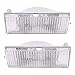 Driver and Passenger Signal Front Marker Lights Lamps Replacement for Jeep SUV Pickup Truck 56000099 56000098