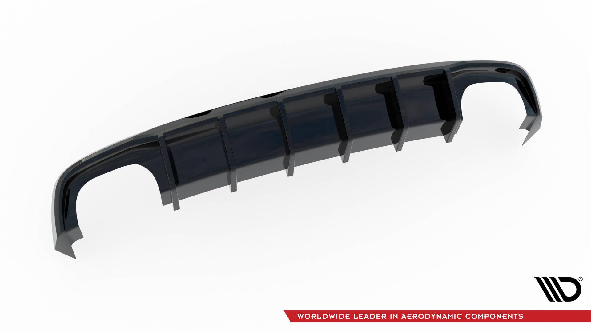 Maxton Design Heckdiffusor für Audi S5 / A5 S-Line Coupe/Cabrio/Sportback B8 8T Facelift (2011-2016) Hochglanz schwarz