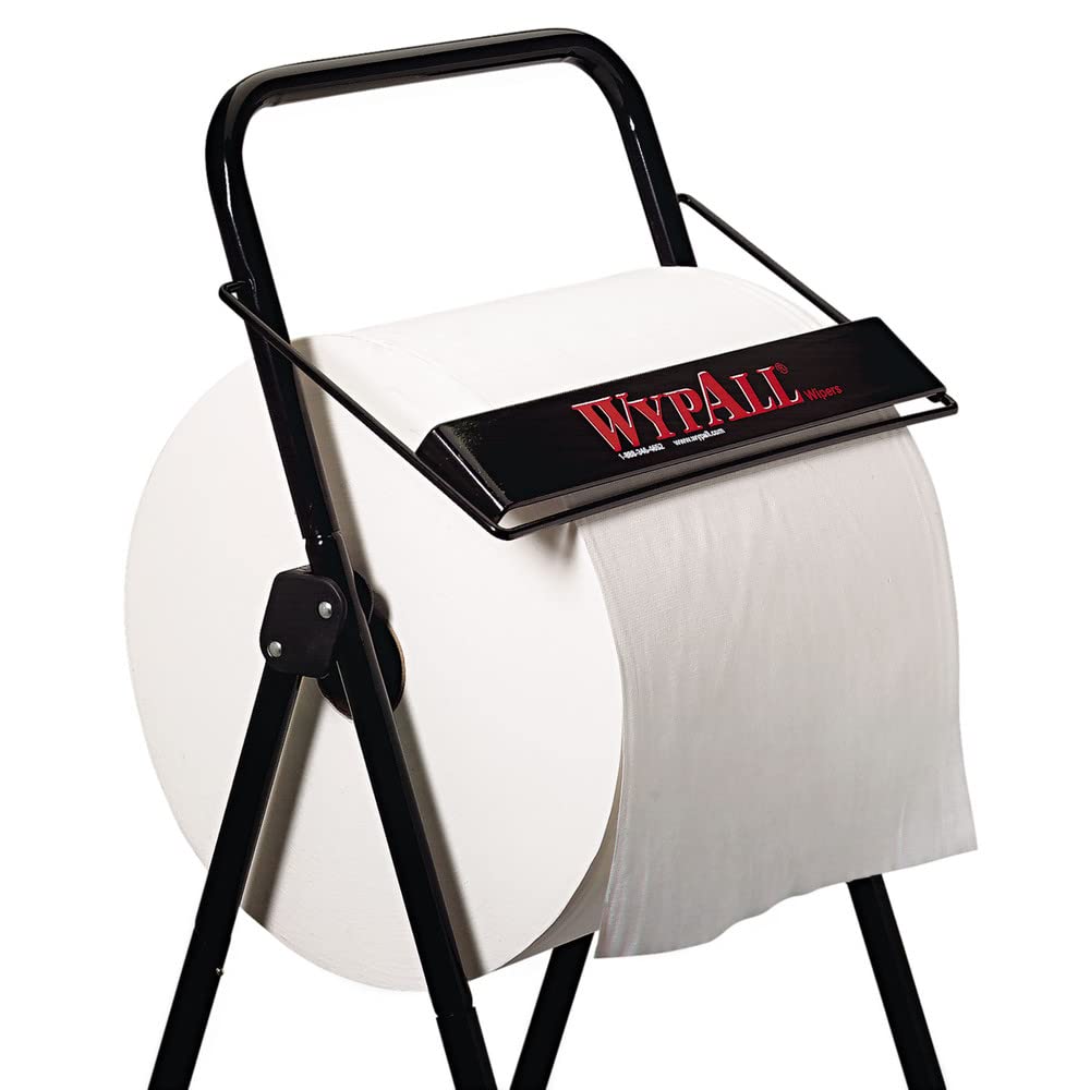 WypAll Jumbo Roll Wiper Dispenser (80596), Black, Portable, 16.8