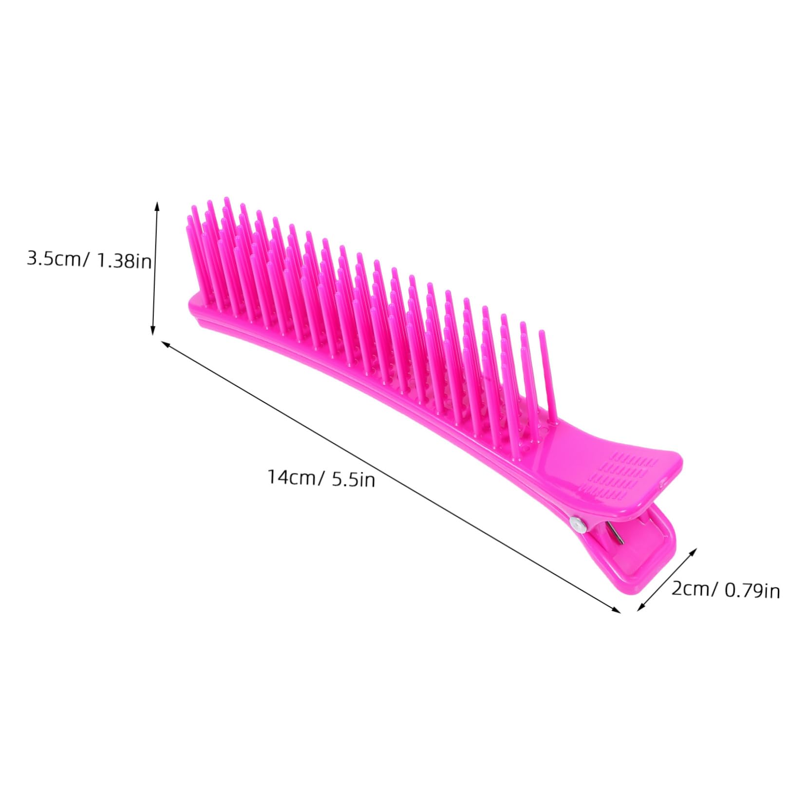 16 Pezzi Pinze per con Pettine Integrato Antiscivolo per Styling e Permanente Clip Sezionatrici Professionali per e Personale