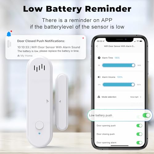 Motteru SD-82 Alexa Smart Home Security System - Window Alarm Sensors thumb #6