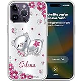 CASEZILY Personalized Cute Pigs Lover Phone Case Custom Your Name Protective Clear Cases Compatible with iPhone 14 13 12 11 X Xs Xr 8 7 6s Mini Pro Max Galaxy Note 10 S9 S10 S20 S21 Ultra Plus