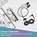 WordSleuth in-Ear Transcription 3.5mm Earbud Headset, Noise Reduction, Antimicrobial, Angled Silicone Ear Tips, Ultra Comfort & Clarity, 10-Foot Cord, Lightweight, Superb for Transcribing Long Hours