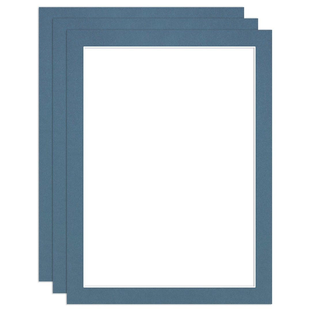 Procut Global 80x60cm Pompadour Picture Mounts to Fit 70x50cm Aperture - Precision Cut Cardboard Photo Mount - Ideal for Frames, Prints, Artwork & Certificates - Sizes & Colours Available - 3 Pack