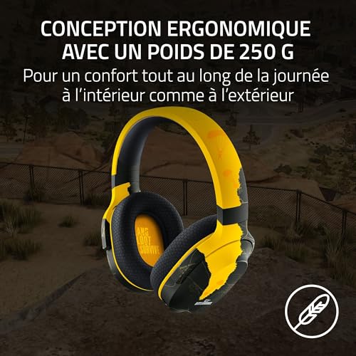 Razer Barracuda X PUBG: BATTLEGROUNDS Edition Casque Avec fil &sans fil Arceau Jouer Bluetooth Jaune Neuf - vue 7