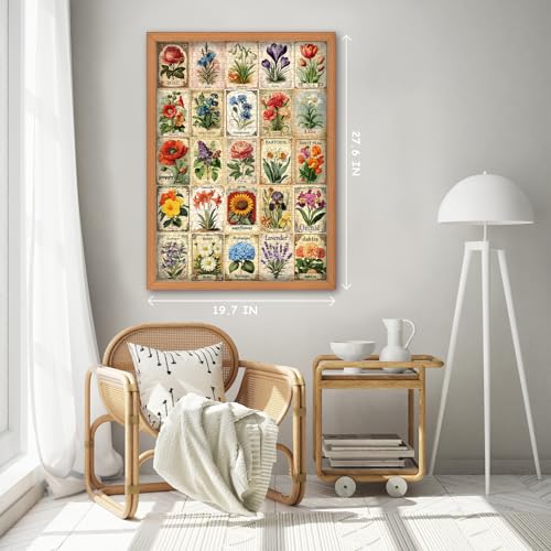 Rompecabezas Floral Vintage Plantas 14+ Anos miniatura 4