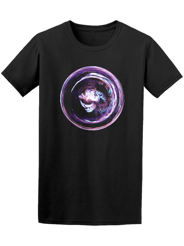 Abstract Galaxy Glass Sphere Graphic Tee - Image by Shutterstock