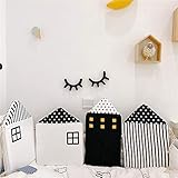 YUEHAPPY® 4 Pcs Protector de Cuna Suave Cojines en Forma de