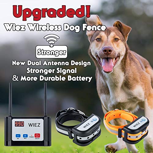 Buy WIEZ Dog Fence Wireless,Outdoor Electric Pet Containment System