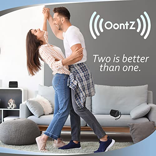 OontZ Angle Solo Bluetooth Speaker - 2 Pack, Surprisingly Loud Volume & Bass, 100 Foot Wireless Range, IPX5, Compact Size Portable Travel Speaker by Cambridge Sound Works (Black) - Thumbnail 2