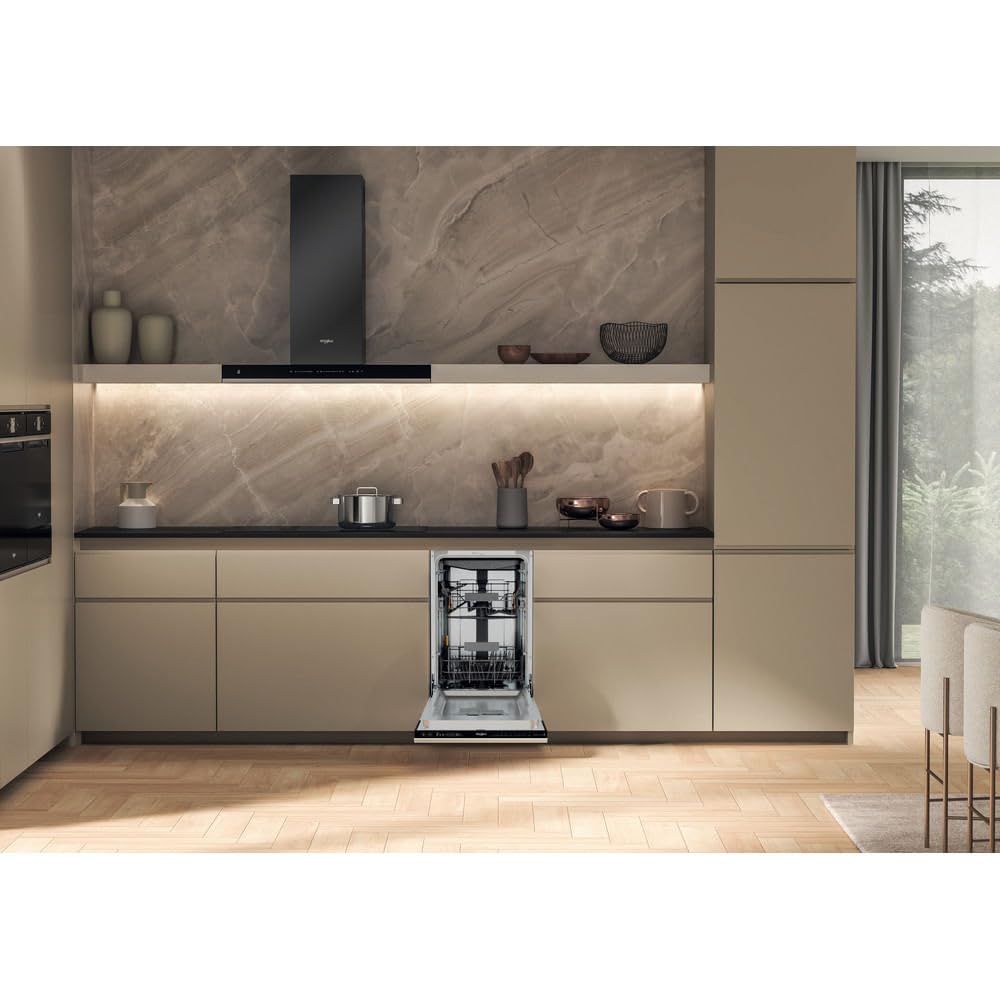 Whirlpool Lavastoviglie 45 cm, classe C, 11 coperti, terzo cesto fisso