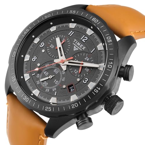 Image of TIMEX Vector Analog Watch for Men with Round Dial & Water Resistant Man's Wrist Watches