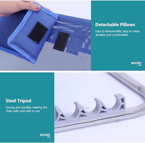 Respaldo de cama ajustable con almohada transpirable de 6 posiciones para adultos 5