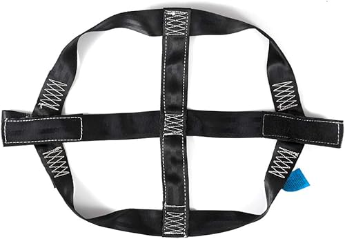 Miniatura 5 de MOTO4U Correa universal de amarre de rueda trasera de motocicleta en negro