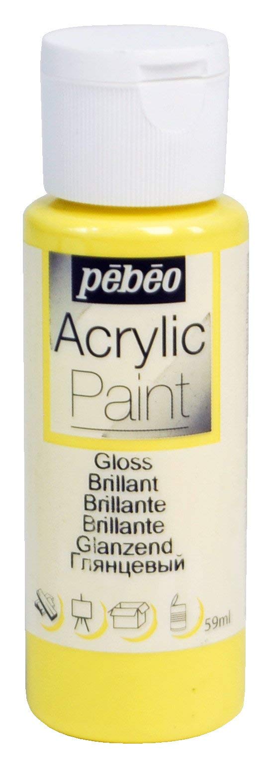 Pebeo - Acrylic Paint Gloss Bright Yellow - 59 ml