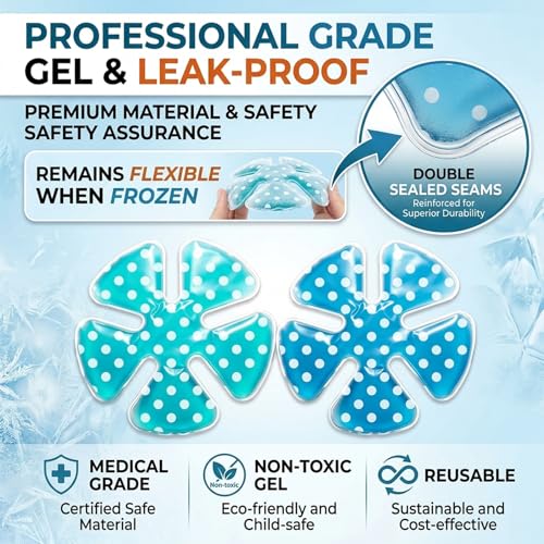 Image of Reusable Cooling Gel Ice Packs for Hats, Adjustable Cold Therapy Headband Inserts for Hard Hats, Sun Hats, 4-Hour Relief for Construction Workers, Migraines, Heat Stroke Prevention (dot)