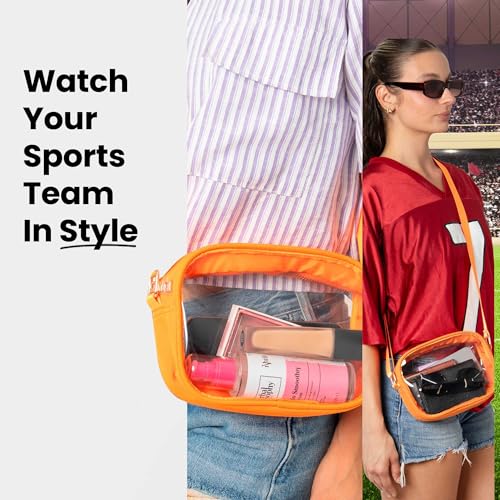 Clear Bag for Stadium Events – Stadium Approved Purse for Women, Durable Waterproof PVC, Adjustable Strap for Concerts4