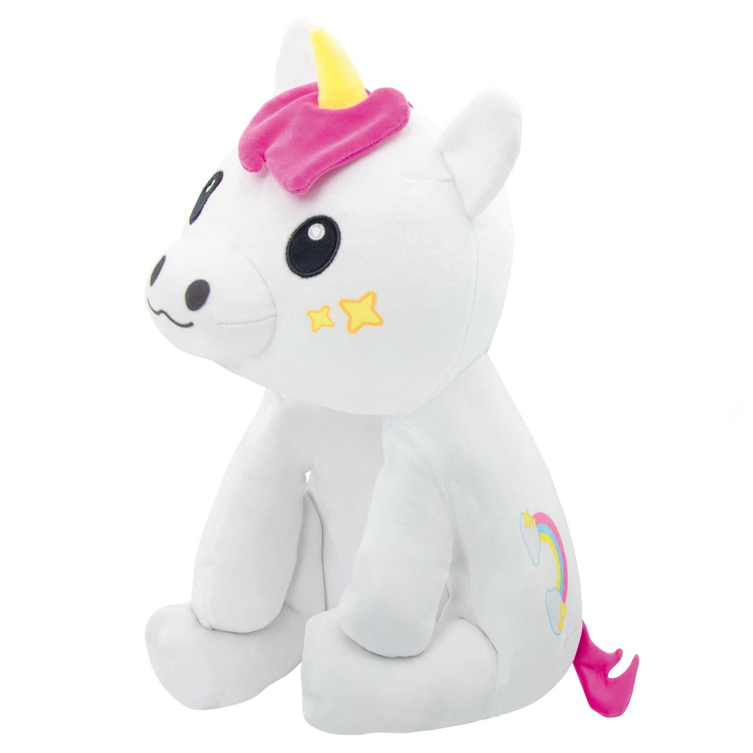 CRAZE DreamHugs Misty Unicorn Plush – Weighted Kawaii Plushies, Soft Stuffed Animal Cuddly Toy, Cute Plushy Animal Toys, Cuddly Anxiety Toy, White