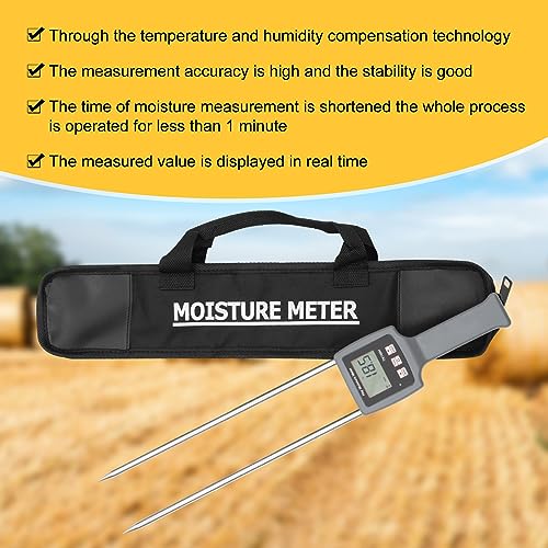 TK100H Portable Hay Moisture Tester Probe, Precise Hay Moisture Meter, Hay Bale Moisture Tester, Hay Moisture Probe for Ensuring Optimal Hay Quality, Preventing Spoilage by kalageen - Image 6