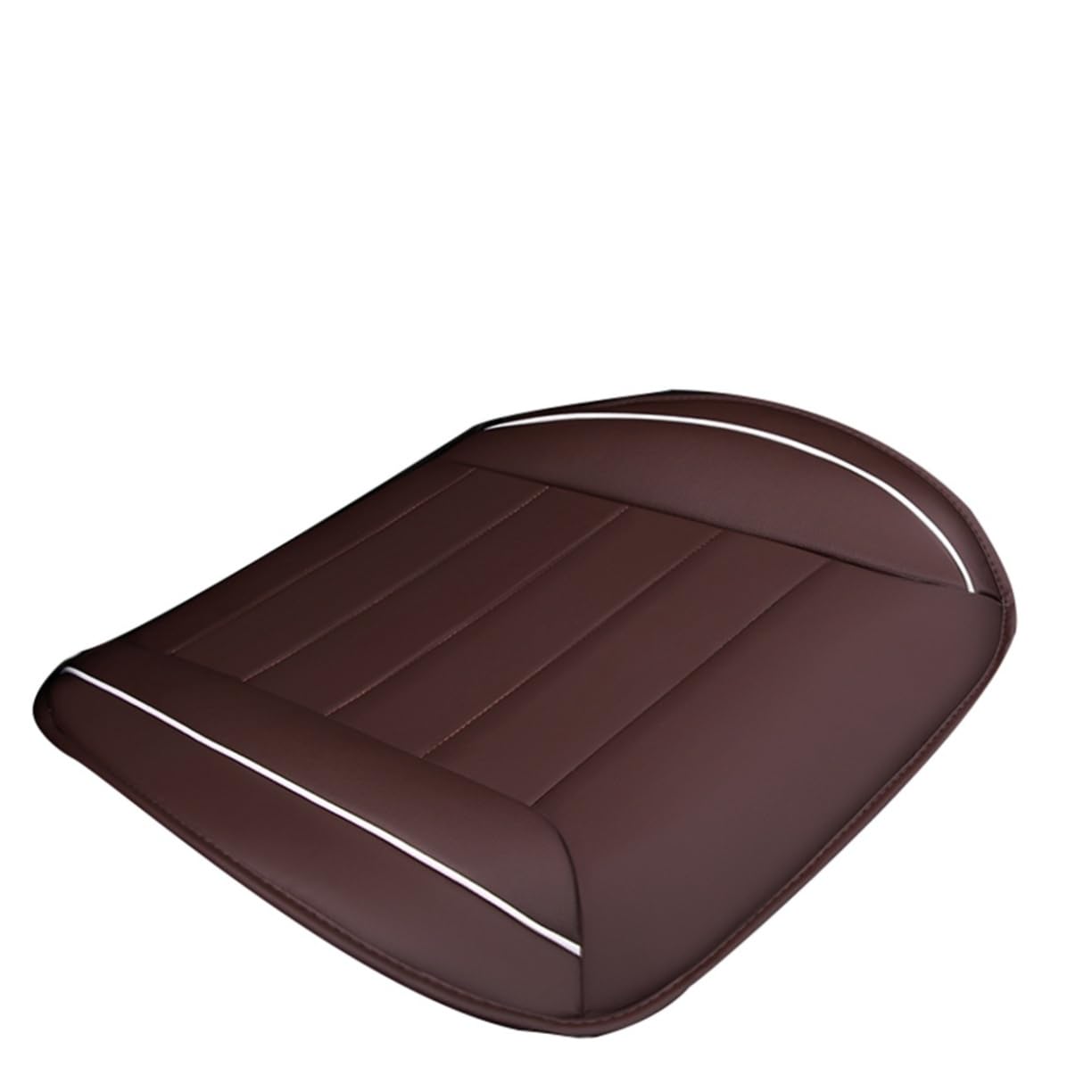 SOLUSTRE Carseat Protector Full Coverage Seat Mat 3D Padded Car Seat Covers Universal Auto Seat Pad Coffee