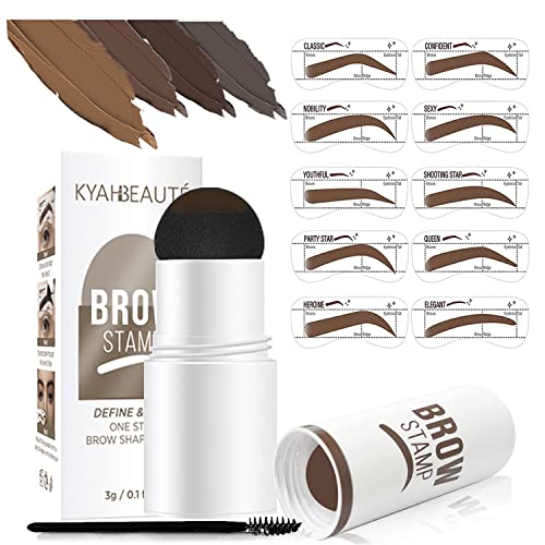 Eyebrow Stamp, Eyebrow Waterproof Eyebrow Pomade. (Soft Brown)
