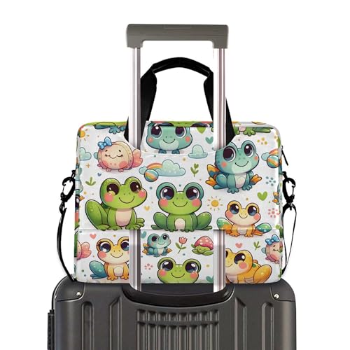 Maletín para portátil con diseño de rana, 13-15.6 pulg miniatura 3