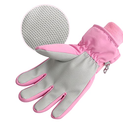 RARITYUS Kids Cute Unicorn Gloves Waterproof Winter Ski Fleece Lined Snow Glove Thermal Warm Mittens for 3-9 Boys Girls2